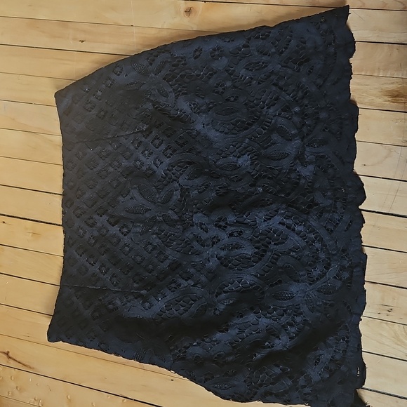 Free People Dreamy Days Floral Lace Cotton Blend Mini Skirt 6 - Picture 4 of 6